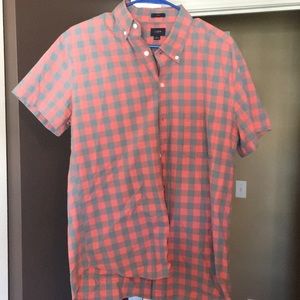 J. Crew Men’s Short Sleeve Button Down Shirt